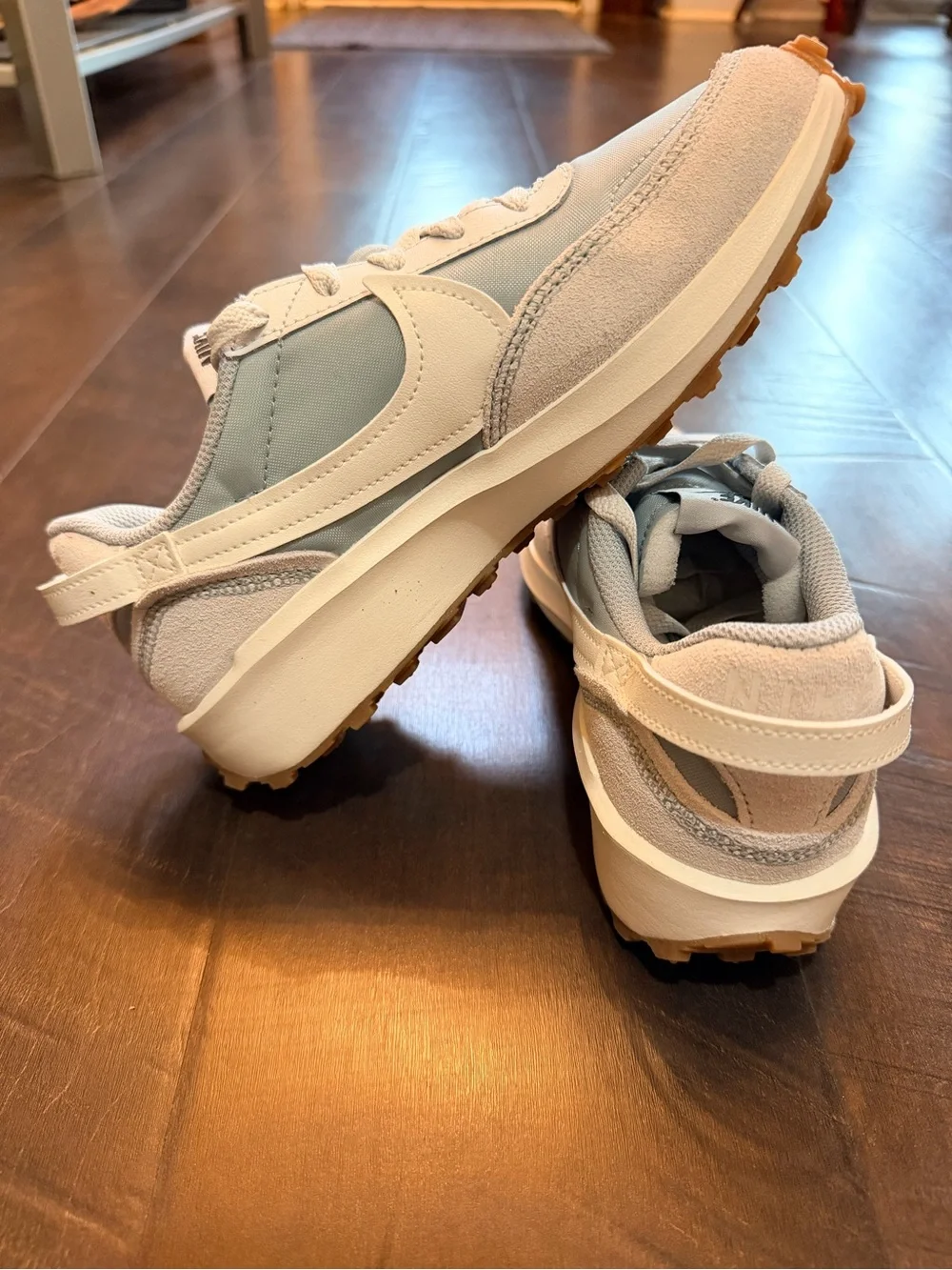 Nike Kids Blue and White Low-Top Sneakers